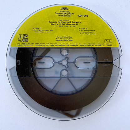 オープンリール/ アルゲリッチ / チャイコフスキー：ピアノ協奏曲第1番 / 国内盤 7号 4トラック 19cm/s (7 1/2IPS) 帯・ライナー DGG XG-1083