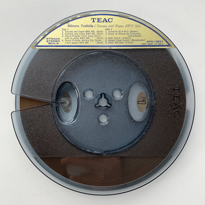 オープンリール/ 吉田実 / オルガン名曲集 J.S.バッハ：トッカータとフーガ 他 / 国内盤 7号 4トラック 19cm/s (7 1/2IPS) ライナー TEAC ATC-1017