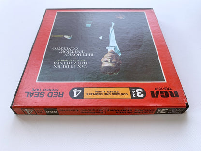 オープンリール/ クライバーン / ベートーヴェン：ピアノ協奏曲第5番「皇帝」 / US盤 7号 4トラック 9.5cm/s (3 3/4IPS) インサート RCA TR3-1019