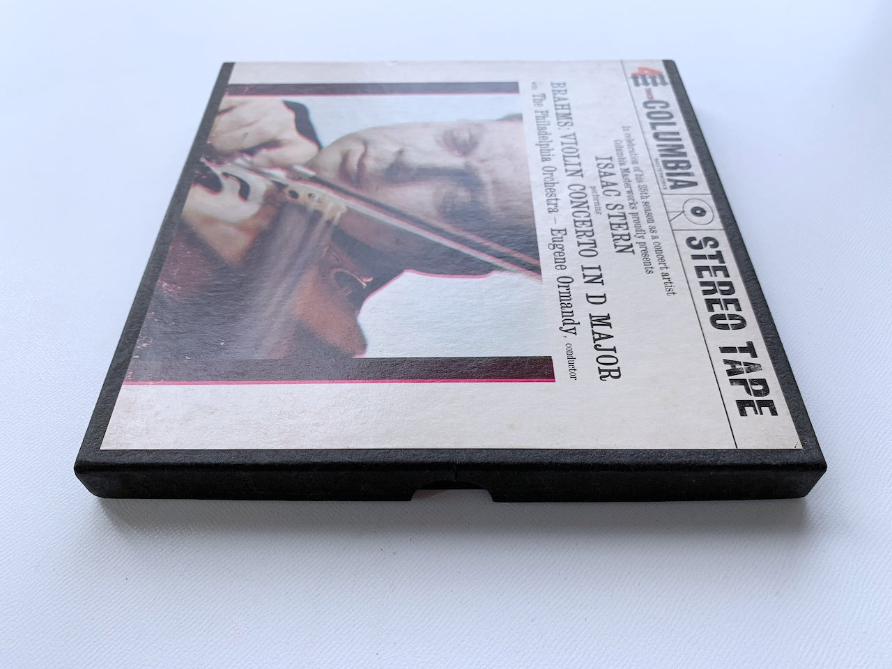 オープンリール/ スターン、オーマンディ / ブラームス：ヴァイオリン協奏曲 / US盤 7号 4トラック 19cm/s (7 1/2IPS) インサート COLUMBIA MQ374