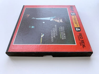 オープンリール/ クライバーン / ベートーヴェン：ピアノ協奏曲第5番「皇帝」 / US盤 7号 4トラック 9.5cm/s (3 3/4IPS) インサート RCA TR3-1019