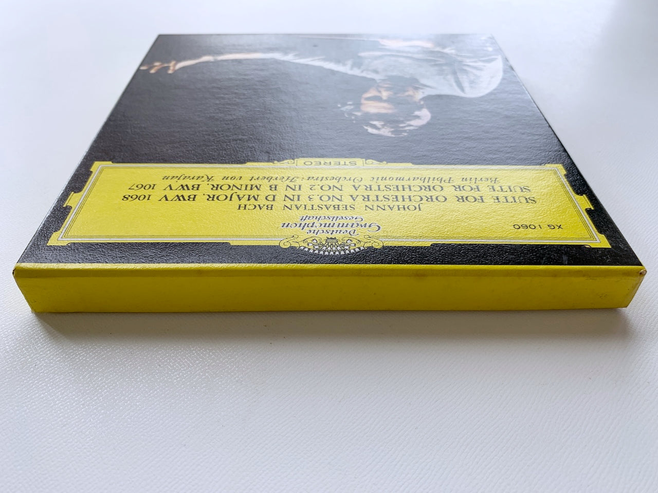 オープンリール/ ヘルベルト・フォン・カラヤン / J.S.バッハ：管弦楽組曲第3番、第2番 / 国内盤 7号 4トラック 19cm/s (7 1/2IPS) ライナー DGG XG1060