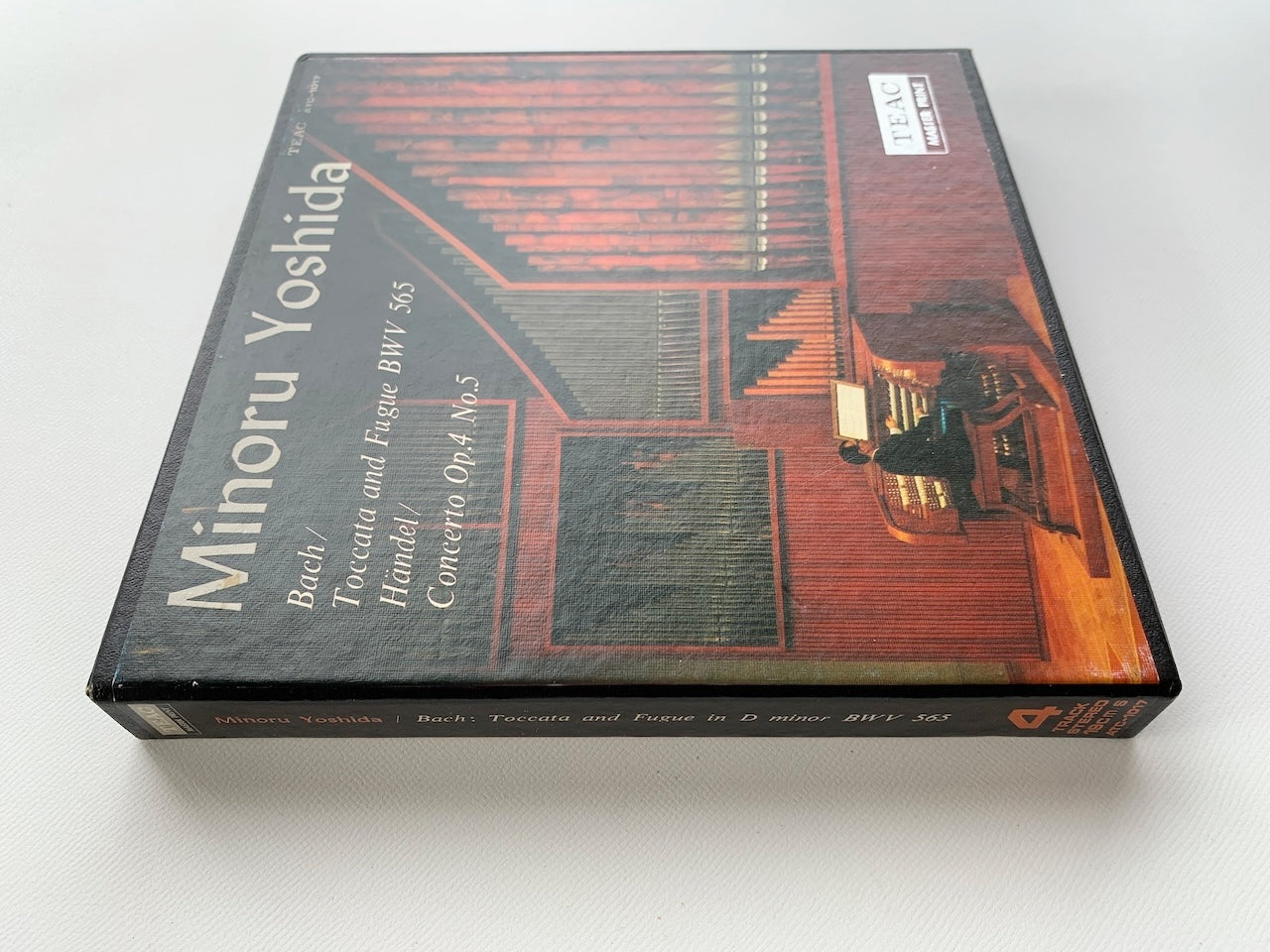 オープンリール/ 吉田実 / オルガン名曲集 J.S.バッハ：トッカータとフーガ 他 / 国内盤 7号 4トラック 19cm/s (7 1/2IPS) ライナー TEAC ATC-1017