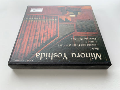 オープンリール/ 吉田実 / オルガン名曲集 J.S.バッハ：トッカータとフーガ 他 / 国内盤 7号 4トラック 19cm/s (7 1/2IPS) ライナー TEAC ATC-1017