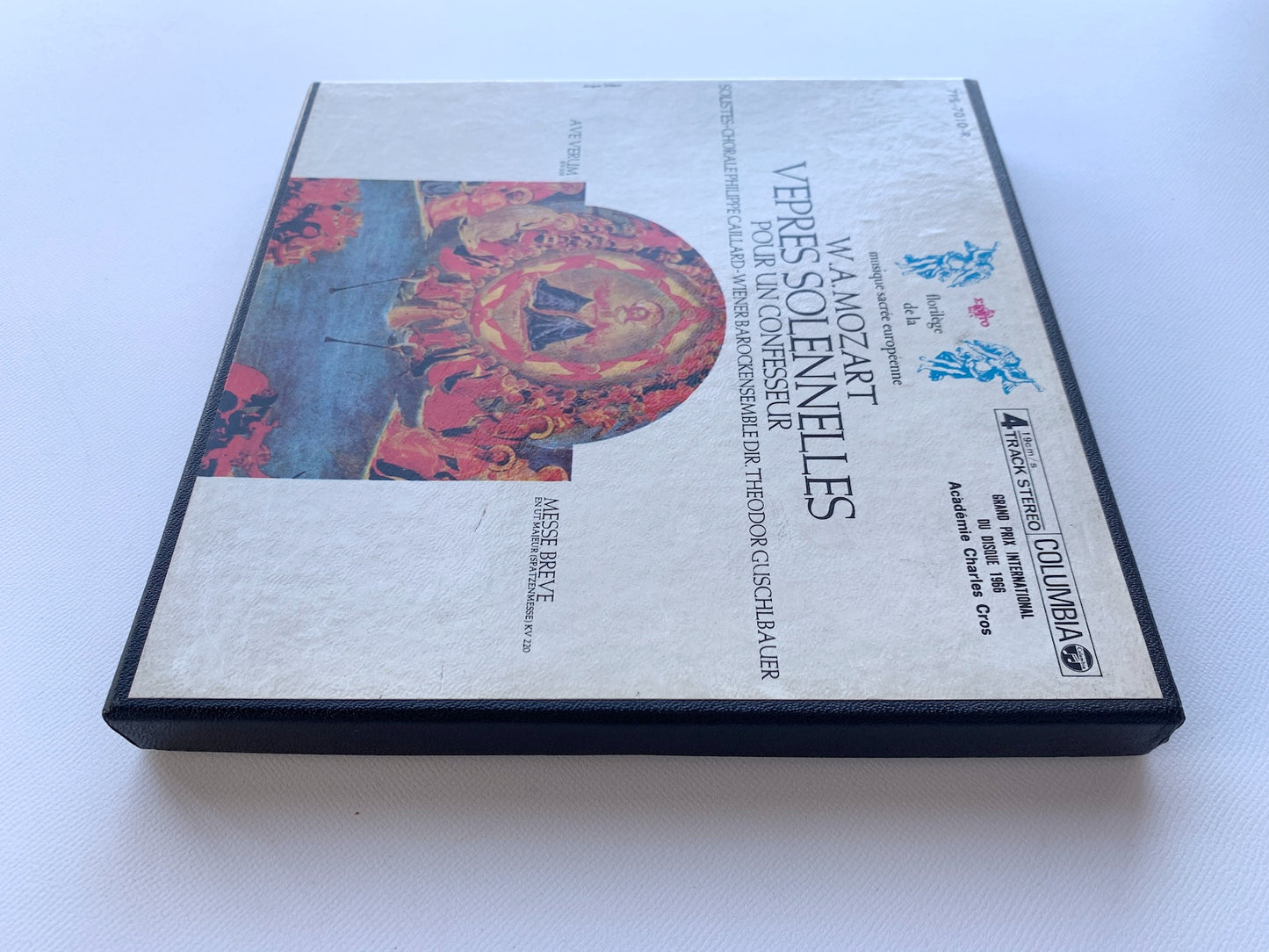 オープンリール/ テオドール・グシュルバウアー / モーツァルトの宗教音楽 ミサ曲 他 / 国内盤 7号 4トラック 19cm/s (7 1/2IPS) ライナー COLUMBIA 7PS-7010-R