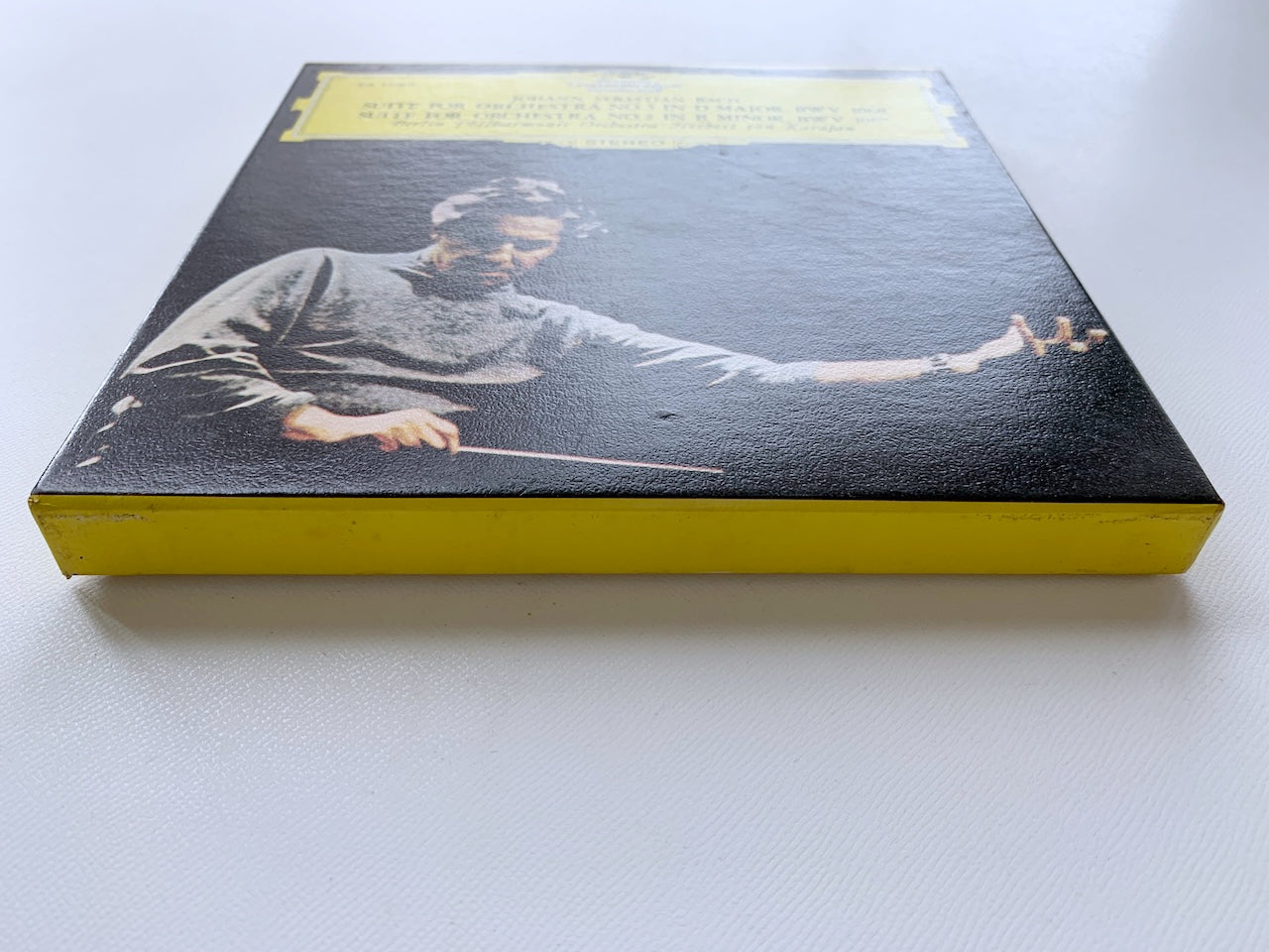 オープンリール/ ヘルベルト・フォン・カラヤン / J.S.バッハ：管弦楽組曲第3番、第2番 / 国内盤 7号 4トラック 19cm/s (7 1/2IPS) ライナー DGG XG1060