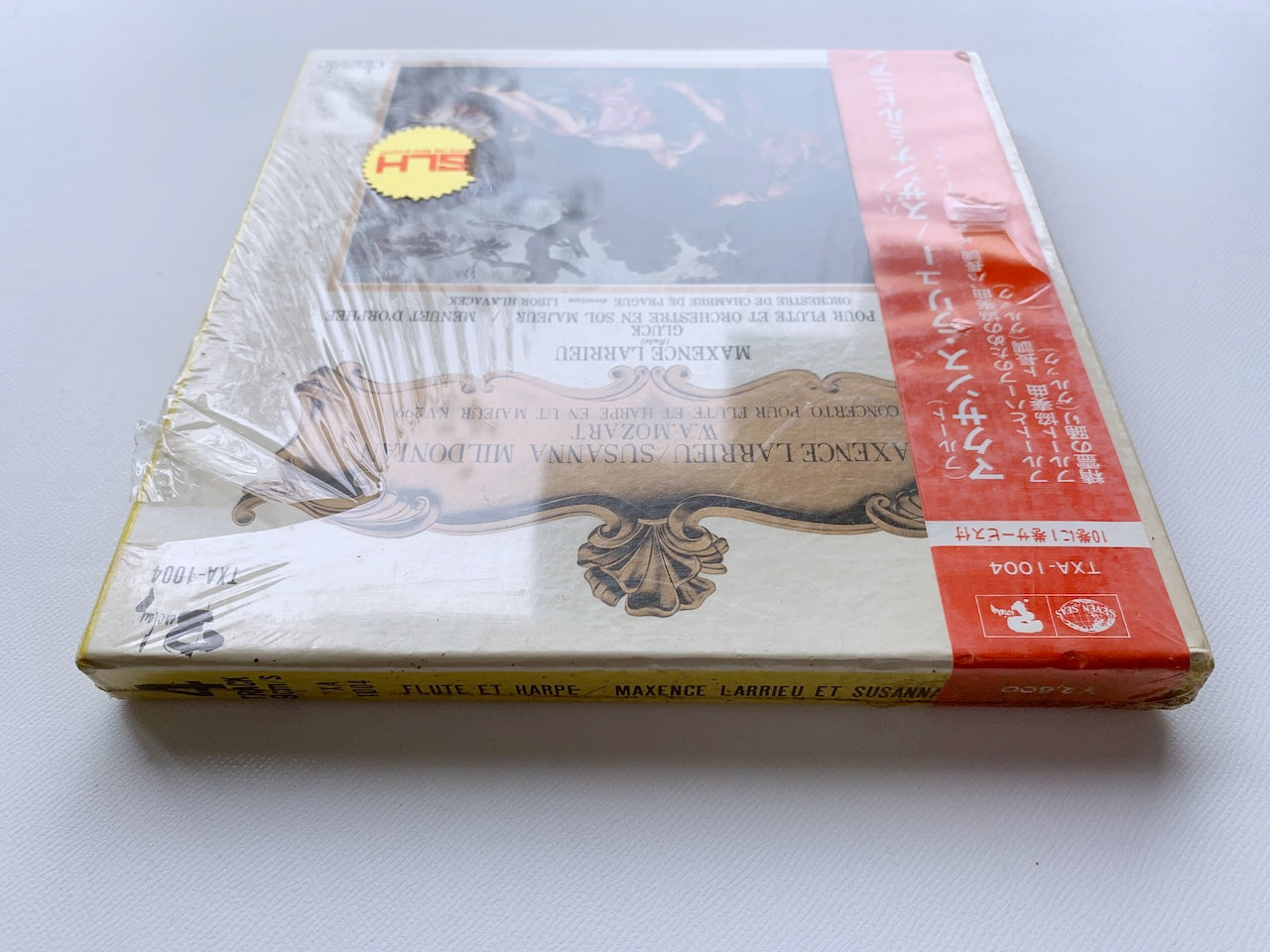 【未開封】オープンリール/ ラリュー、ミルドニアン / モーツァルト：フルートとハープのための協奏曲 他 / 国内盤 7号 4トラック 19cm/s (7 1/2IPS) 帯 KING TXA-1004