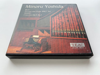オープンリール/ 吉田実 / オルガン名曲集 J.S.バッハ：トッカータとフーガ 他 / 国内盤 7号 4トラック 19cm/s (7 1/2IPS) ライナー TEAC ATC-1017