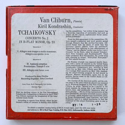 オープンリール/ クライバーン / チャイコフスキー：ピアノ協奏曲第1番 / US盤 7号 4トラック 9.5cm/s (3 3/4IPS) RCA TR3-1011