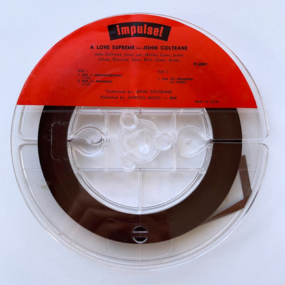 オープンリール/ JOHN COLTRANE / A LOVE SUPREME / US盤 7号 4トラック 19cm/s (7 1/2IPS) IMPULSE IT2001
