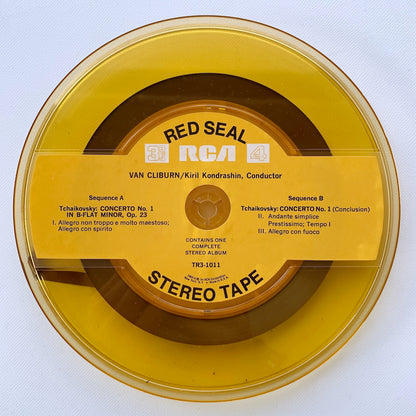 オープンリール/ クライバーン / チャイコフスキー：ピアノ協奏曲第1番 / US盤 7号 4トラック 9.5cm/s (3 3/4IPS) RCA TR3-1011