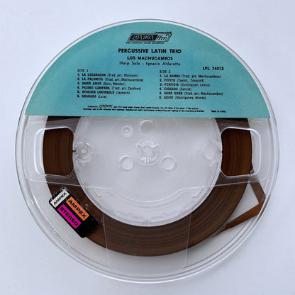オープンリール/ LOS MACHUCAMBOS / PERCUSSIVE LATIN TRIO / US盤 7号 4トラック 19cm/s (7 1/2IPS) LONDON LPL74012