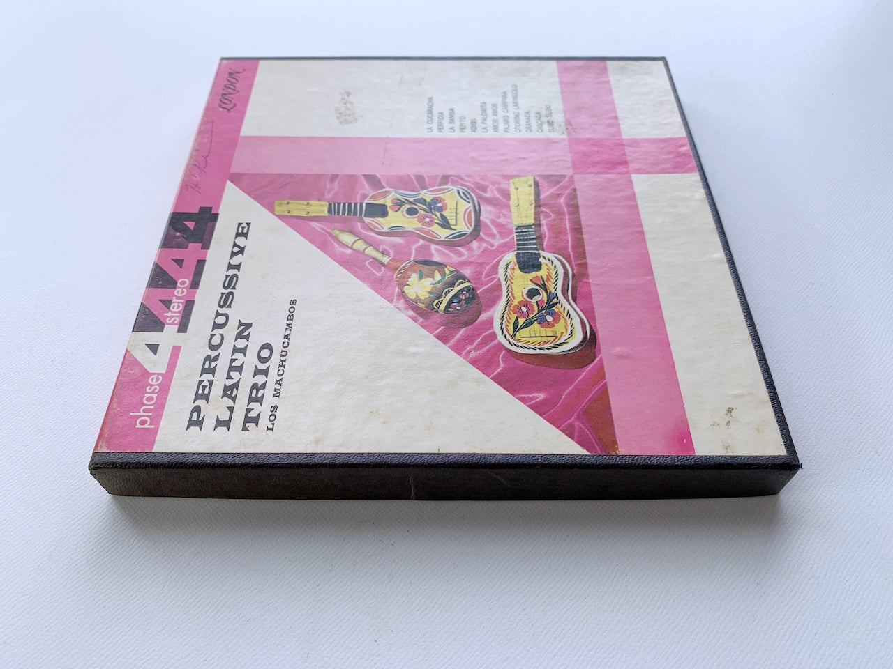 オープンリール/ LOS MACHUCAMBOS / PERCUSSIVE LATIN TRIO / US盤 7号 4トラック 19cm/s (7 1/2IPS) LONDON LPL74012