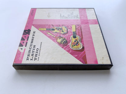 オープンリール/ LOS MACHUCAMBOS / PERCUSSIVE LATIN TRIO / US盤 7号 4トラック 19cm/s (7 1/2IPS) LONDON LPL74012
