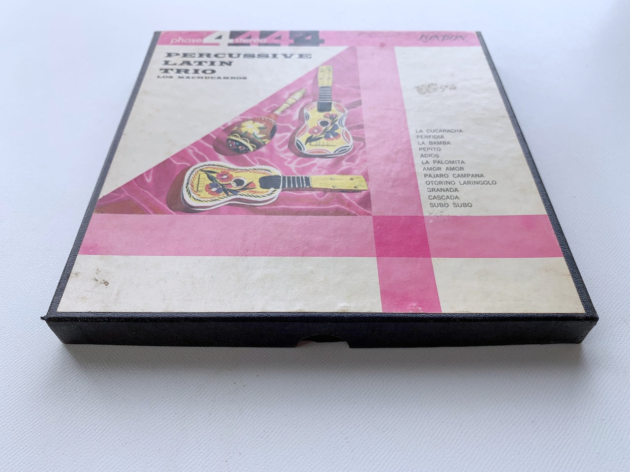 オープンリール/ LOS MACHUCAMBOS / PERCUSSIVE LATIN TRIO / US盤 7号 4トラック 19cm/s (7 1/2IPS) LONDON LPL74012