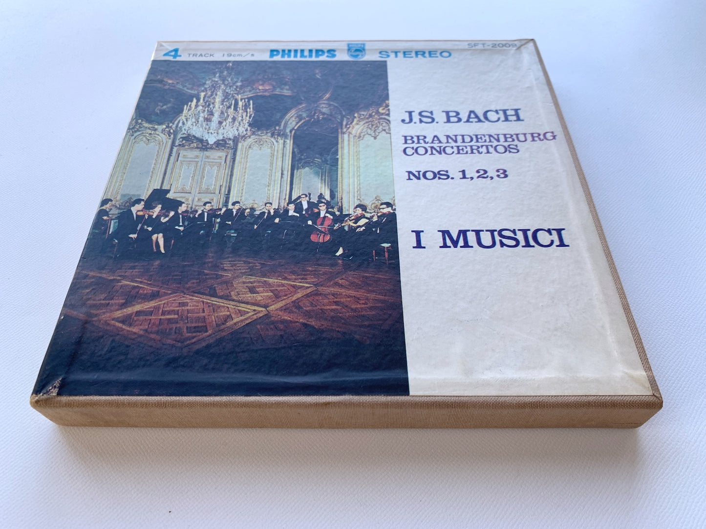 オープンリール/ イ・ムジチ合奏団 / J.S. バッハ：ブランデンブルク協奏曲 全曲 / 国内盤 7号 4トラック 19cm/s (7 1/2IPS) PHILIPS SFT-2009