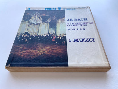オープンリール/ イ・ムジチ合奏団 / J.S. バッハ：ブランデンブルク協奏曲 全曲 / 国内盤 7号 4トラック 19cm/s (7 1/2IPS) PHILIPS SFT-2009