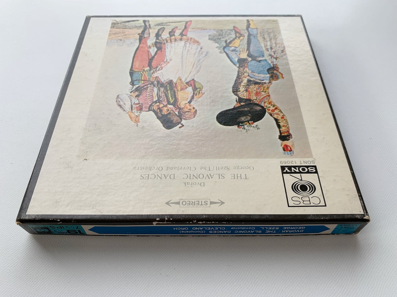 オープンリール/ ジョージ・セル / ドヴォルザーク：スラヴ舞曲(全曲) / 国内盤 7号 4トラック 19cm/s (7 1/2IPS) ライナー CBS SONY SONT-12069