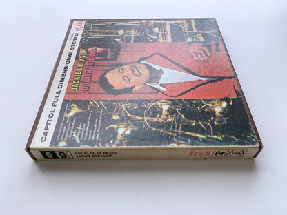 オープンリール/ JACKIE GLEASON / DOUBLIN' IN BRASS / US盤 7号 4トラック 9.5cm/s (3 3/4IPS) CAPITOL Y1T2880