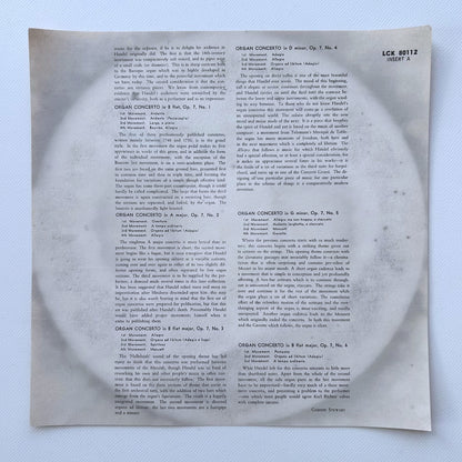 オープンリール/ カール・リヒター / ヘンデル：オルガン協奏曲集 / US盤 7号 4トラック 19cm/s (7 1/2IPS) インサート LONDON LCK80112
