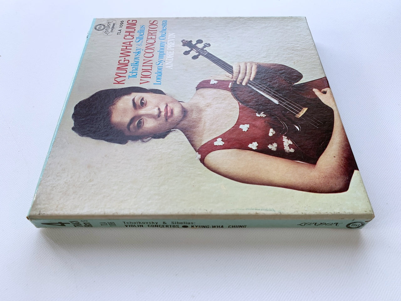 オープンリール/ チョン・キョンファ / チャイコフスキー/シベリウス：ヴァイオリン協奏曲 / 国内盤 7号 4トラック 19cm/s (7 1/2IPS) ライナー LONDON TLA-1096