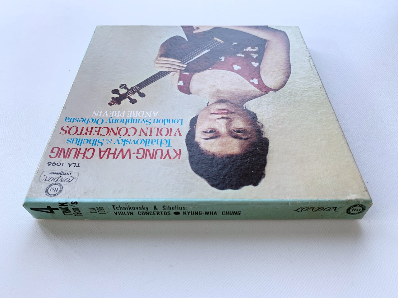オープンリール/ チョン・キョンファ / チャイコフスキー/シベリウス：ヴァイオリン協奏曲 / 国内盤 7号 4トラック 19cm/s (7 1/2IPS) ライナー LONDON TLA-1096