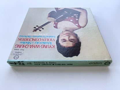 オープンリール/ チョン・キョンファ / チャイコフスキー/シベリウス：ヴァイオリン協奏曲 / 国内盤 7号 4トラック 19cm/s (7 1/2IPS) ライナー LONDON TLA-1096