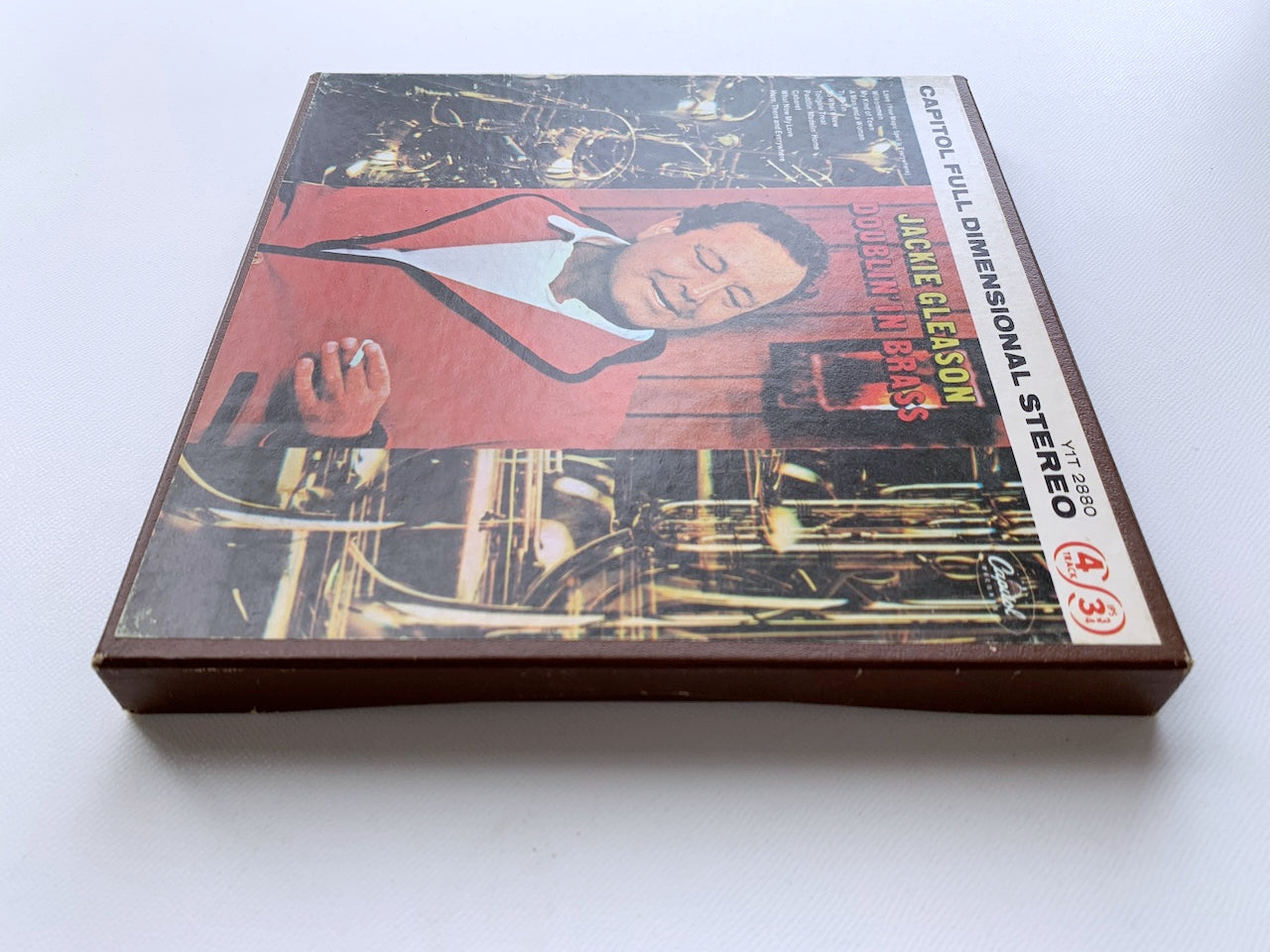 オープンリール/ JACKIE GLEASON / DOUBLIN' IN BRASS / US盤 7号 4トラック 9.5cm/s (3 3/4IPS) CAPITOL Y1T2880