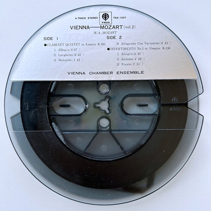 オープンリール/ ウィーン室内管弦楽団 / モーツァルト：クラリネット五重奏曲 他 / 国内盤 7号 4トラック 19cm/s (7 1/2IPS) ライナー TRIO TSA-1007
