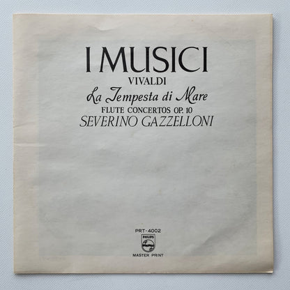 オープンリール/ イ・ムジチ合奏団 / ヴィヴァルディ :フルート協奏曲集「海の嵐」 / 国内盤 7号 4トラック 19cm/s (7 1/2IPS) ライナー PHILIPS PRT-4002