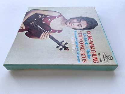 オープンリール/ チョン・キョンファ / チャイコフスキー/シベリウス：ヴァイオリン協奏曲 / 国内盤 7号 4トラック 19cm/s (7 1/2IPS) ライナー LONDON TLA-1096