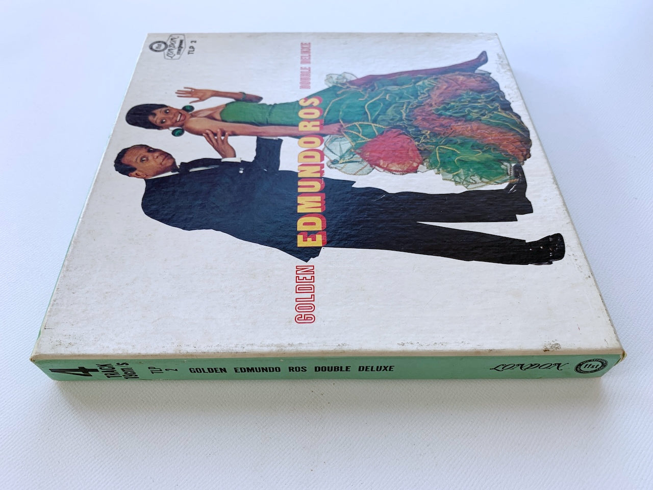 オープンリール/ EDMUNDO ROS / GOLDEN EDMUNDO ROS DOUBLE DELUXE / 国内盤 7号 4トラック 19cm/s (7 1/2IPS) ライナー LONDON TLP-2