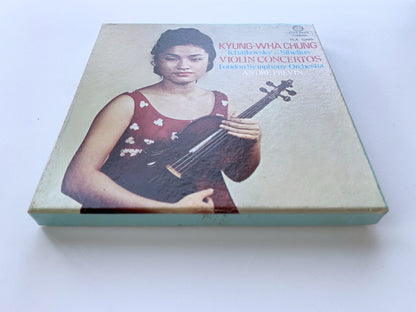 オープンリール/ チョン・キョンファ / チャイコフスキー/シベリウス：ヴァイオリン協奏曲 / 国内盤 7号 4トラック 19cm/s (7 1/2IPS) ライナー LONDON TLA-1096