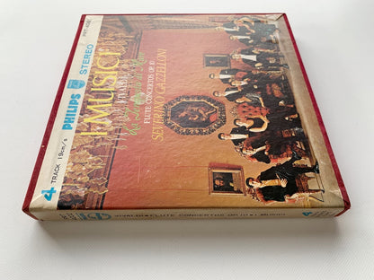 オープンリール/ イ・ムジチ合奏団 / ヴィヴァルディ :フルート協奏曲集「海の嵐」 / 国内盤 7号 4トラック 19cm/s (7 1/2IPS) ライナー PHILIPS PRT-4002