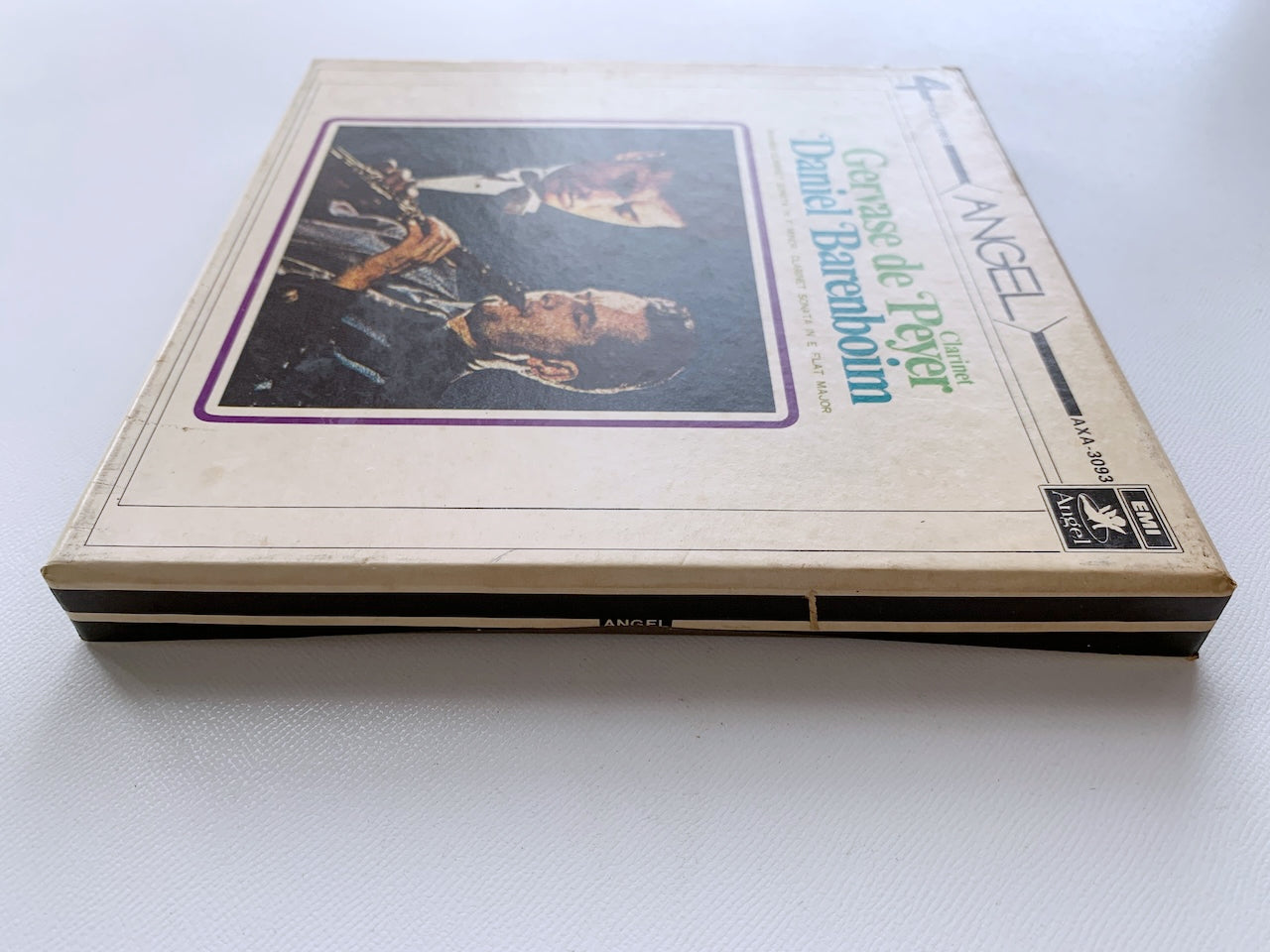 オープンリール/ ジェルヴァース・ドゥ・ペイエ / ブラームス：クラリネットソナタ第1番、第2番 / 国内盤 7号 4トラック 19cm/s (7 1/2IPS) ライナー EMI AXA-3093