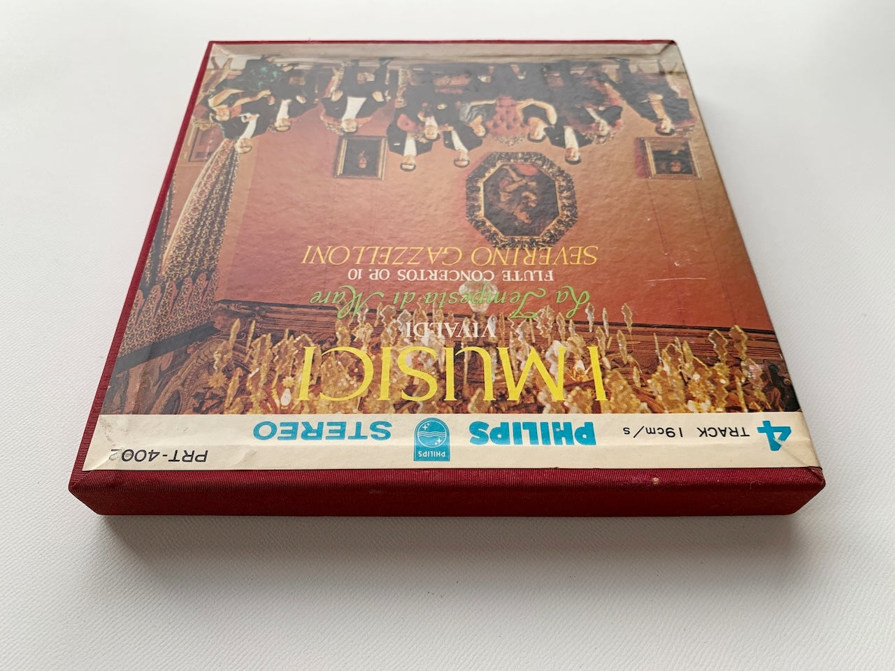 オープンリール/ イ・ムジチ合奏団 / ヴィヴァルディ :フルート協奏曲集「海の嵐」 / 国内盤 7号 4トラック 19cm/s (7 1/2IPS) ライナー PHILIPS PRT-4002
