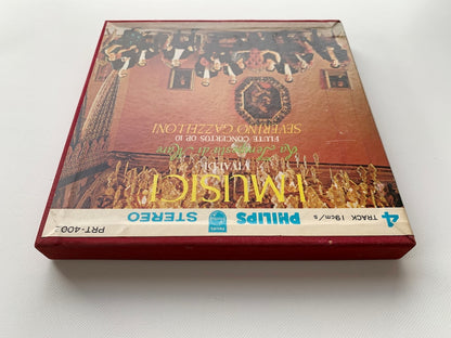 オープンリール/ イ・ムジチ合奏団 / ヴィヴァルディ :フルート協奏曲集「海の嵐」 / 国内盤 7号 4トラック 19cm/s (7 1/2IPS) ライナー PHILIPS PRT-4002