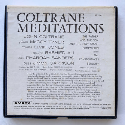 オープンリール/ JOHN COLTRANE / MEDITATIONS / US盤 7号 4トラック 19cm/s (7 1/2IPS) IMPULSE IPX316