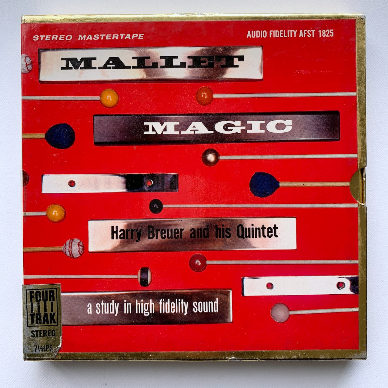 オープンリール/ HARRY BREUER AND HIS QUINTET / MALLET MAGIC / US盤 7号 4トラック 19cm/s (7 1/2IPS) AUDIO FIDELITY AFST1825
