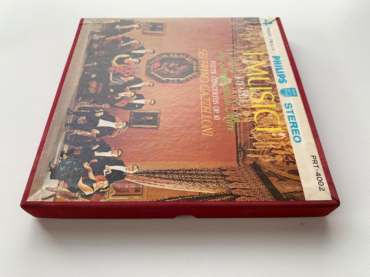 オープンリール/ イ・ムジチ合奏団 / ヴィヴァルディ :フルート協奏曲集「海の嵐」 / 国内盤 7号 4トラック 19cm/s (7 1/2IPS) ライナー PHILIPS PRT-4002