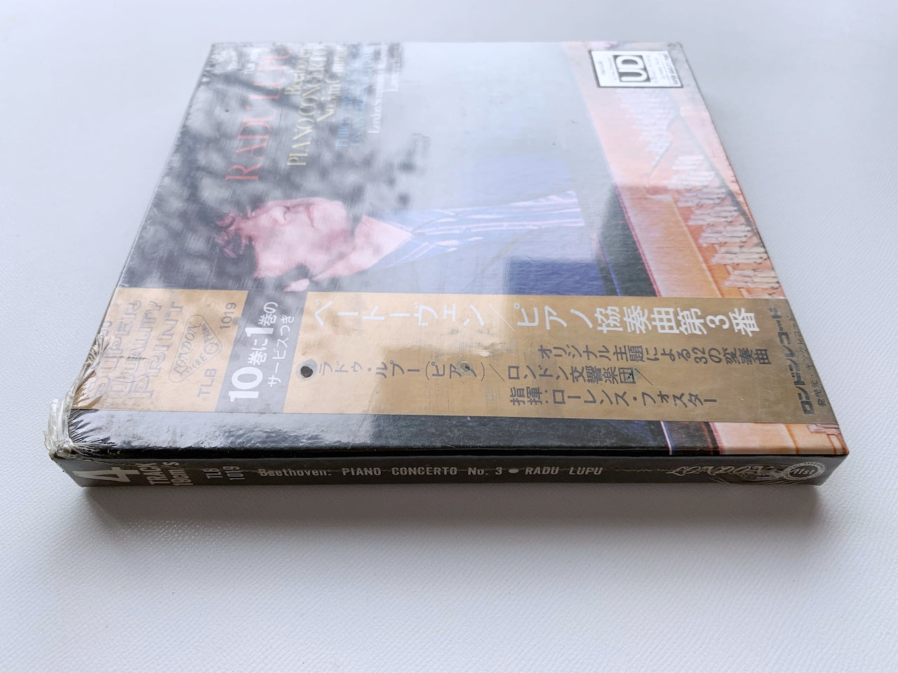 【未開封】オープンリール/ ルプー、フォスター / ベートーヴェン：ピアノ協奏曲第3番 / 国内盤 7号 4トラック 19cm/s (7 1/2IPS) 帯 LONDON TLB1019