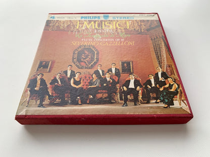 オープンリール/ イ・ムジチ合奏団 / ヴィヴァルディ :フルート協奏曲集「海の嵐」 / 国内盤 7号 4トラック 19cm/s (7 1/2IPS) ライナー PHILIPS PRT-4002