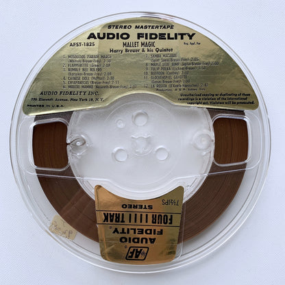 オープンリール/ HARRY BREUER AND HIS QUINTET / MALLET MAGIC / US盤 7号 4トラック 19cm/s (7 1/2IPS) AUDIO FIDELITY AFST1825