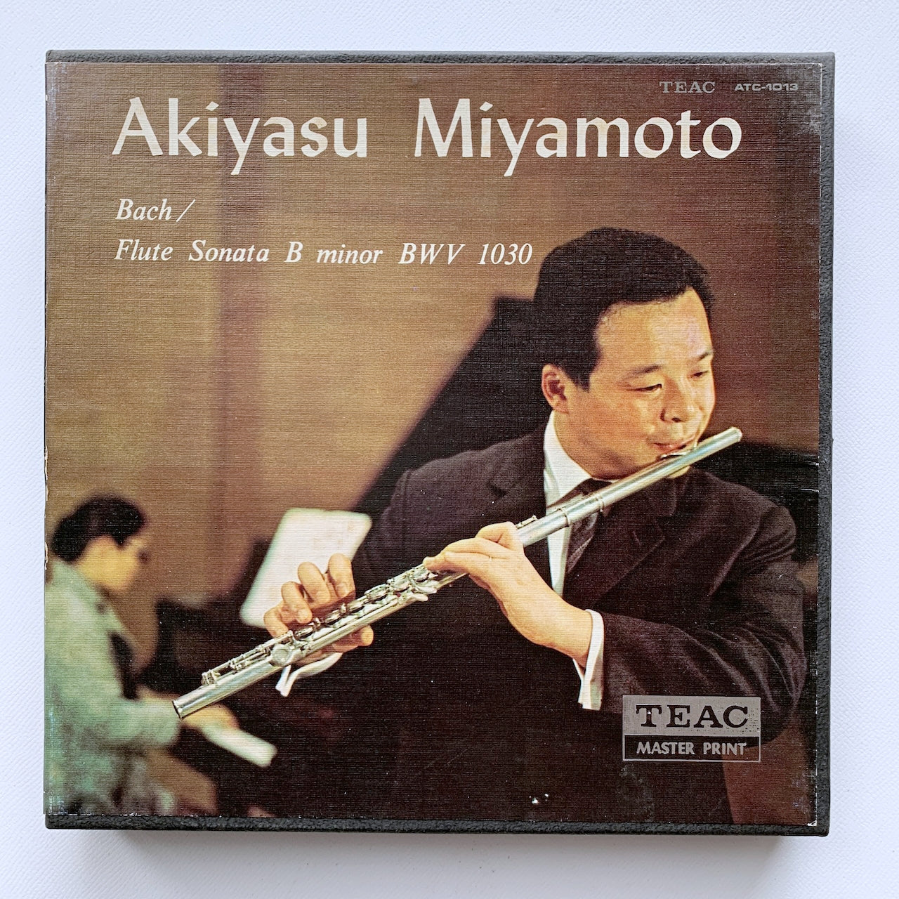 オープンリール/ 宮本明恭 / J.S.バッハ：フルートソナタ / 国内盤 7号 4トラック 19cm/s (7 1/2IPS) ライナー TEAC ATC-1013