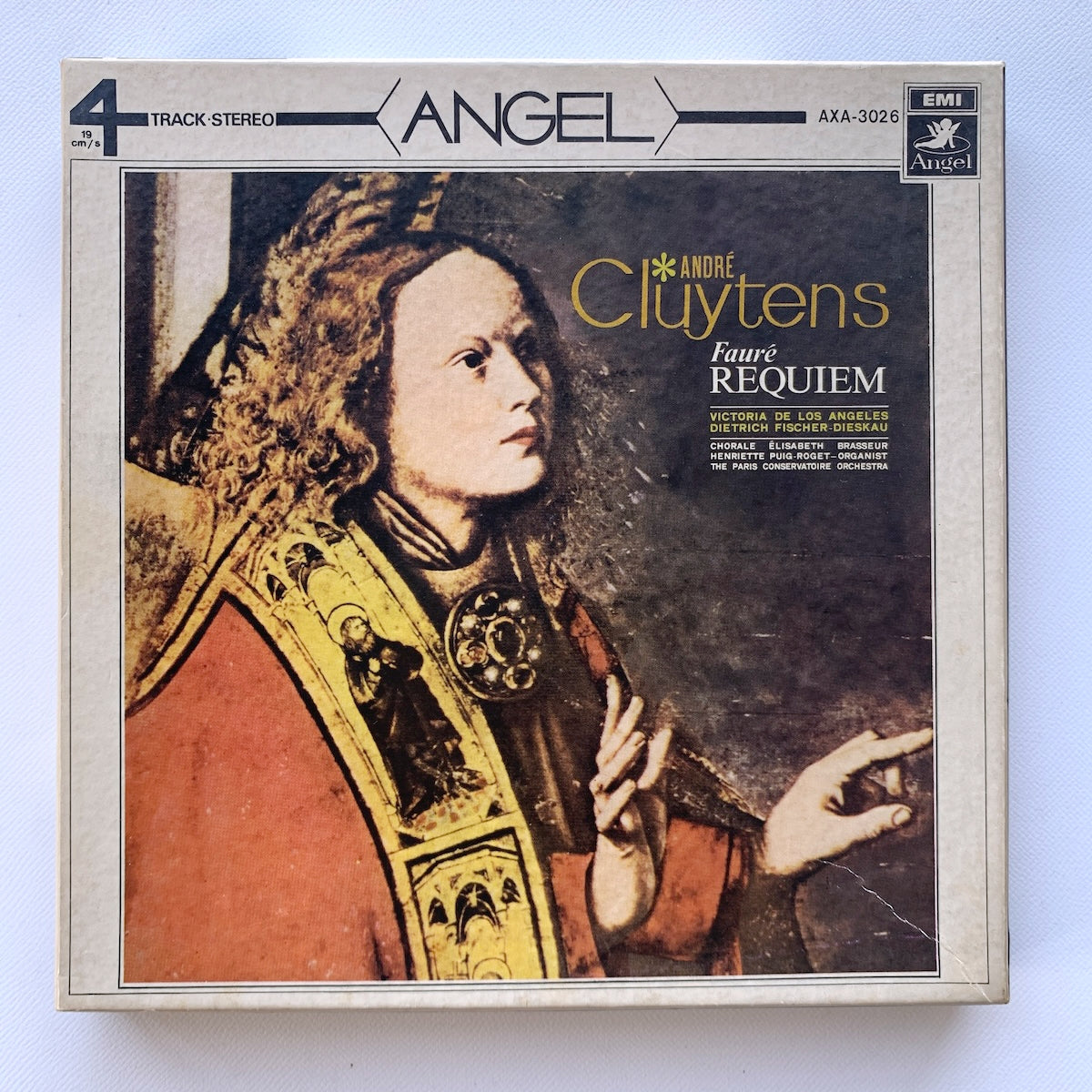 オープンリール/ アンドレ・クリュイタンス / フォーレ：レクイエム / 国内盤 7号 4トラック 19cm/s (7 1/2IPS) ライナー EMI AXA-3026
