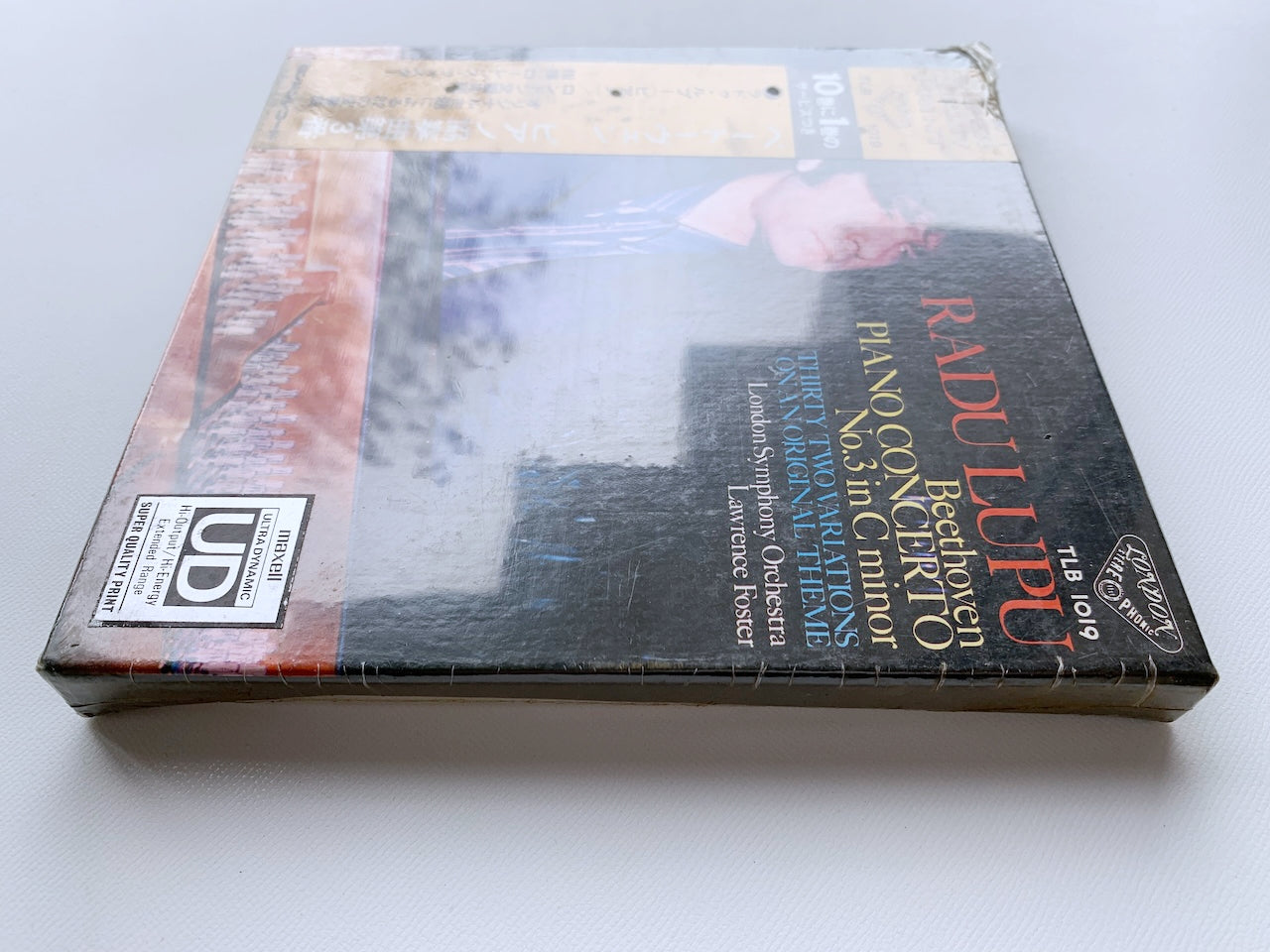 【未開封】オープンリール/ ルプー、フォスター / ベートーヴェン：ピアノ協奏曲第3番 / 国内盤 7号 4トラック 19cm/s (7 1/2IPS) 帯 LONDON TLB1019