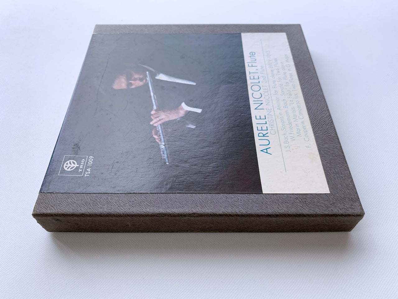 オープンリール/ オーレル・ニコレ / フルートの真髄 J.S.バッハ：無伴奏フルート・ソナタ 他 / 国内盤 7号 4トラック 19cm/s (7 1/2IPS) TRIO TSA-1009