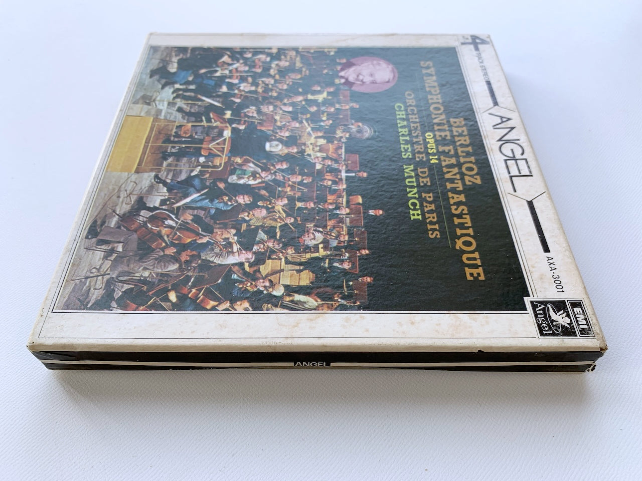 オープンリール/ シャルル・ミンシュ / ベルリオーズ：幻想交響曲 / 国内盤 7号 4トラック 19cm/s (7 1/2IPS) ライナー ANGEL AXA-3001