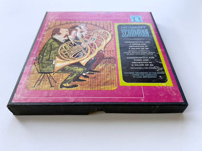 オープンリール/ バルボトゥ、ベルジュ 他 / シューマン：4本のホルンと管弦楽のためのコンツェルトシュテュック / US盤 7号 4トラック 19cm/s (7 1/2IPS) NONESUCH NSE1044