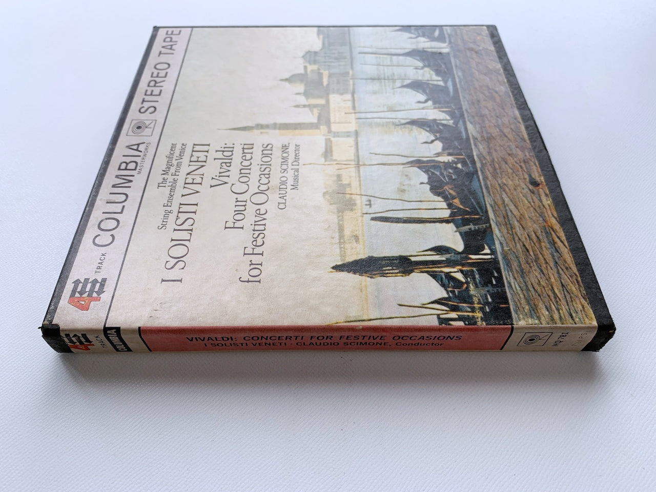 オープンリール/ イ・ソリスティ・ヴェネティ / ヴィヴァルディ：4つのヴァイオリンのための協奏曲 / US盤 7号 4トラック 19cm/s (7 1/2IPS) インサート COLUMBIA MQ781